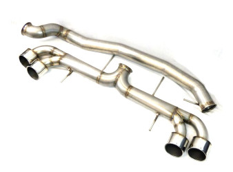 Nissan GTR 4.0" (102mm) Stainless Steel *RACE* Exhaust System